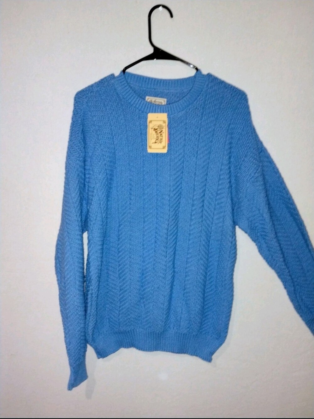 NWT VTG Mens knitted Sweater XL 80's Native American by Alps Vintage
